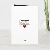 Valentijnsdag, veel harten met boodschappen feestdagen kaart (Achterkant)