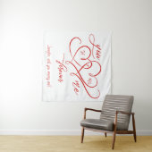 VALENTIJNSDAG VERBONDEN HARTEN TROUW ME WANDKLEED (In Situ (horizontaal))