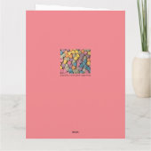 Valentijnsdag Verjaardagskaart Kaart (Achterkant)