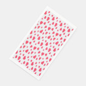 Valentijnsdag verkoop naadloze patroonharten matte servet (Hoek)