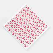 Valentijnsdag verkoop naadloze patroonharten matte servet (Hoek)