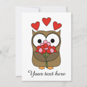  Valentijnsdag verkuilt met bloemen Feestdagenkaart (Voorkant)