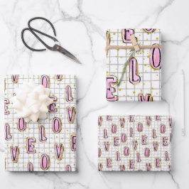 VALENTIJNSDAG VERLIEPEN INPAKPAPIER VEL