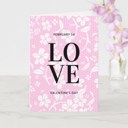 VALENTIJNSDAG VERLIEPEN KAART (Orchidee)