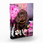 Valentijnsdag VERLIES Hondenliefhebber aangepast A Fotoblokken (Links)