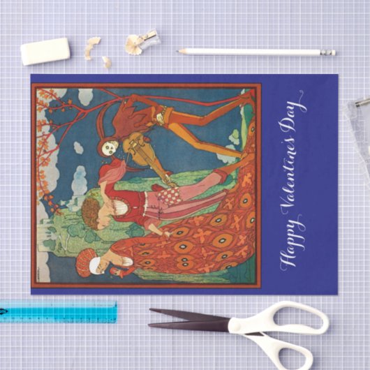 VALENTIJNSDAG VERPLICHTEN EN DODEN TISSUEPAPIER (Craft)