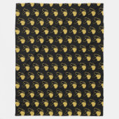 Valentijnsdag vervormde gekantelde harten fleece deken (Voorkant)