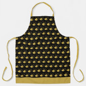 Valentijnsdag vervormde gekantelde harten schort (Voorkant)