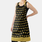 Valentijnsdag vervormde gekantelde harten schort (Insitu)