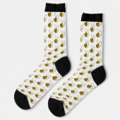 Valentijnsdag vervormde gekantelde harten sokken (Links)