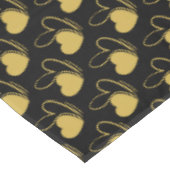 Valentijnsdag vervormde gekantelde harten tafelkleed (Gekanteld)