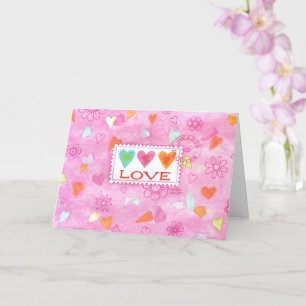 Valentijnsdag VERZENDT VERLIES NAAR U Wenskaart Kaart