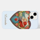  Valentijnsdag, Victoriaans Cherub harten Case-Mate iPhone Case (Achterkant (horizontaal))