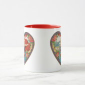  Valentijnsdag, Victoriaans Cherub harten Mok (Midden)