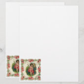  Valentijnsdag Victoriaans Cherub op telefoon (Voorkant / Achterkant)