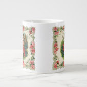  Valentijnsdag Victoriaans Cherub op telefoon Grote Koffiekop (Voorkant)