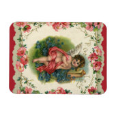  Valentijnsdag Victoriaans Cherub op telefoon Magneet (Horizontaal)