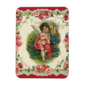  Valentijnsdag Victoriaans Cherub op telefoon Magneet (Verticaal)