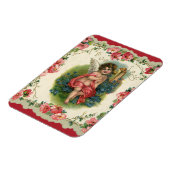  Valentijnsdag Victoriaans Cherub op telefoon Magneet (Linkerzijde)