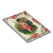  Valentijnsdag Victoriaans Cherub op telefoon Notitieboek (Rechterzijde)