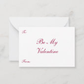  Valentijnsdag Victoriaans Cherub op telefoon Notitiekaartje (Achterkant)