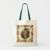  Valentijnsdag Victoriaans Cherub op telefoon Tote Bag (Voorkant)
