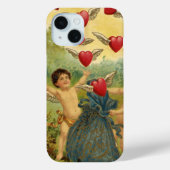 Valentijnsdag, Victoriaans Cherubs Harten Case-Mate iPhone Case (Achterkant)