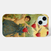 Valentijnsdag, Victoriaans Cherubs Harten Case-Mate iPhone Case (Achterkant (horizontaal))