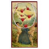  Valentijnsdag, Victoriaans Cherubs Harten Klein Cadeauzakje (Achterkant)