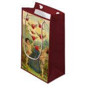  Valentijnsdag, Victoriaans Cherubs Harten Klein Cadeauzakje (Voorkant Gekanteld)