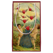  Valentijnsdag, Victoriaans Cherubs Harten Klein Cadeauzakje (Voorkant)