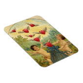 Valentijnsdag, Victoriaans Cherubs Harten Magneet (Rechterzijde)