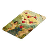 Valentijnsdag, Victoriaans Cherubs Harten Magneet (Linkerzijde)