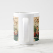  Valentijnsdag, Victoriaans Cherubs in Boot Grote Koffiekop (Achterkant)