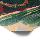  Valentijnsdag, Victoriaans Cherubs in Boot Poster (Hoek)