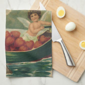  Valentijnsdag, Victoriaans Cherubs in Boot Theedoek (Quarter Fold)