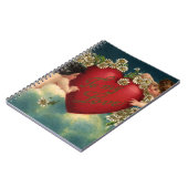  Valentijnsdag Victoriaans Cherubs in de hemel Notitieboek (Linkerzijde)