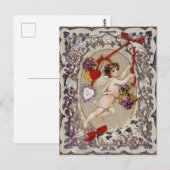  Valentijnsdag Victoriaans Cupido Briefkaart (Voorkant / Achterkant)