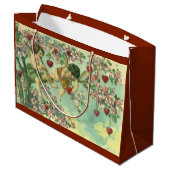 Valentijnsdag Victoriaans Cupids Hartboom Groot Cadeauzakje (Achterkant Gekanteld)