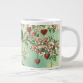  Valentijnsdag Victoriaans Cupids Hartboom Grote Koffiekop (Rechts)