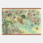  Valentijnsdag Victoriaans Cupids Hartboom Inpakpapier Vel (Voorkant 3)