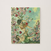  Valentijnsdag Victoriaans Cupids Hartboom Legpuzzel (Verticaal)