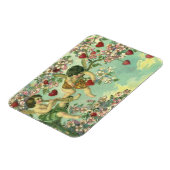  Valentijnsdag Victoriaans Cupids Hartboom Magneet (Linkerzijde)