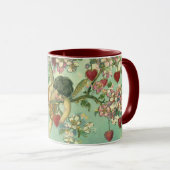  Valentijnsdag Victoriaans Cupids Hartboom Mok (Voorkant rechts)