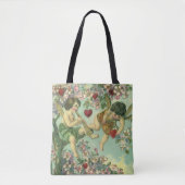  Valentijnsdag Victoriaans Cupids Hartboom Tote Bag (Voorkant)