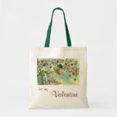  Valentijnsdag Victoriaans Cupids Hartboom Tote Bag (Voorkant)