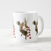 Valentijnsdag, Victoriaans dame op een schommel Grote Koffiekop (Voorkant rechts)