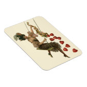 Valentijnsdag, Victoriaans dame op een schommel Magneet (Rechterzijde)