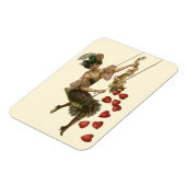 Valentijnsdag, Victoriaans dame op een schommel Magneet (Linkerzijde)