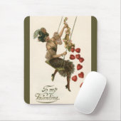  Valentijnsdag, Victoriaans dame op een schommel Muismat (Met muis)